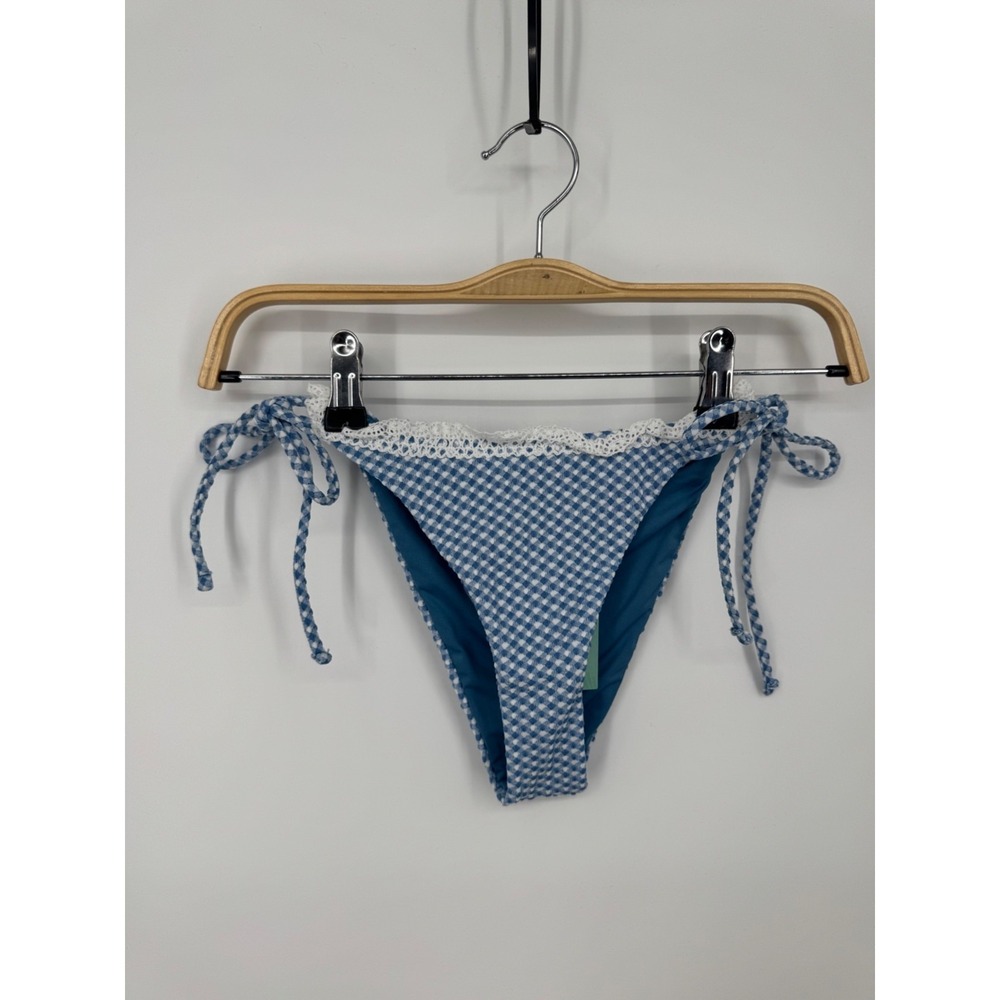 NWT Cheeky Full Tilt Swim Divine Skimpy Bikini‎ Women's Small Morning Blue Beach